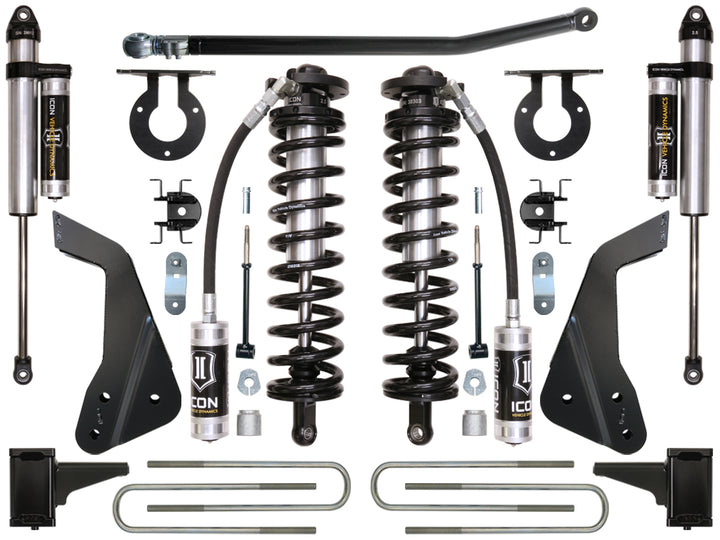 ICON Vehicle Dynamics 2005-2010 Ford F250/F350, 4-5.5" Lift, Stage 3 Coilover Conversion System