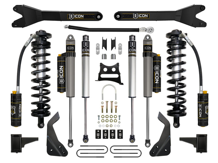 ICON Vehicle Dynamics 2008-10 Ford F250/F350 4-5.5" Lift Stage 5 Coilover Conversion w/Radius Arm