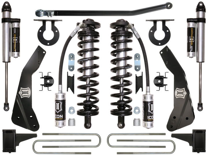 ICON Vehicle Dynamics 2011-2016 Ford F250/F350, 4-5.5" Lift, Stage 3 Coilover Conversion System