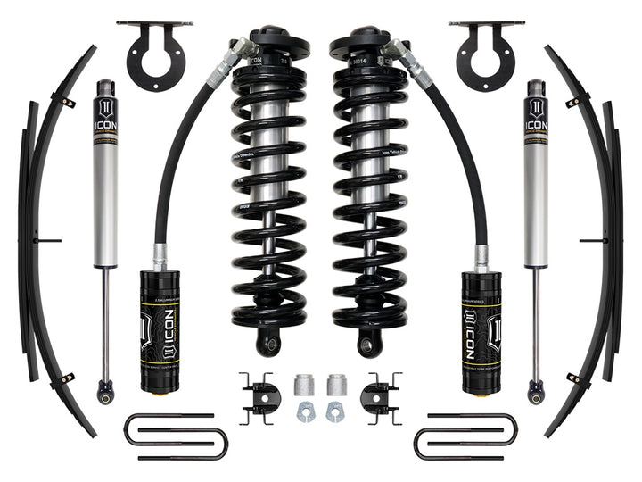 ICON Vehicle Dynamics 2017-2023 Ford F-250/F-350 Super Duty 4WD, 2.5-3" Lift, Stage 1 Coilover System w/ Expansion Packs