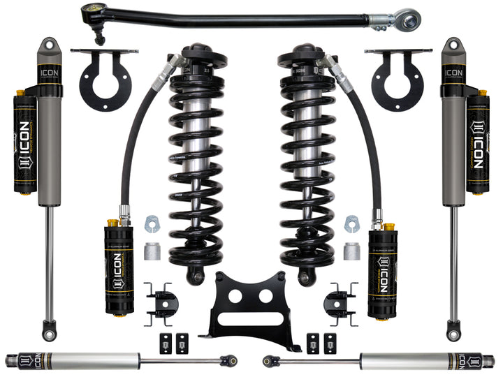 ICON Vehicle Dynamics 2017-2022 Ford F250/F350, 2.5-3" Lift, Stage 4 Coilover Conversion System
