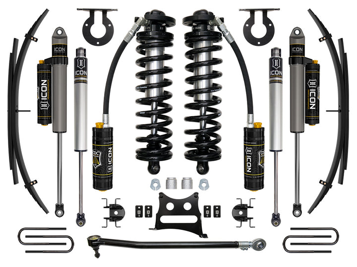 ICON Vehicle Dynamics 2017-2022 Ford F-250/F-350 Super Duty 4WD, 2.5-3" Lift, Stage 4 Coilover System w/ Expansion Packs