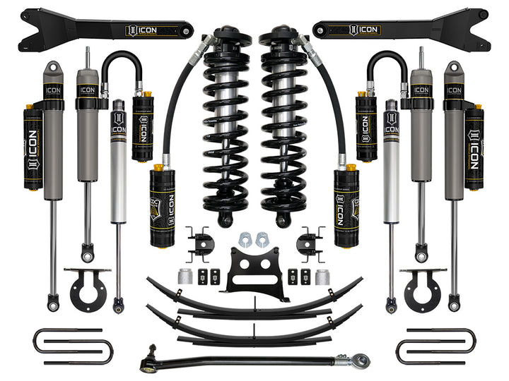 ICON Vehicle Dynamics 2017-2022 Ford F-250/F-350 Super Duty 4WD, 2.5-3" Lift, Stage 6 Coilover System w/ Expansion Packs