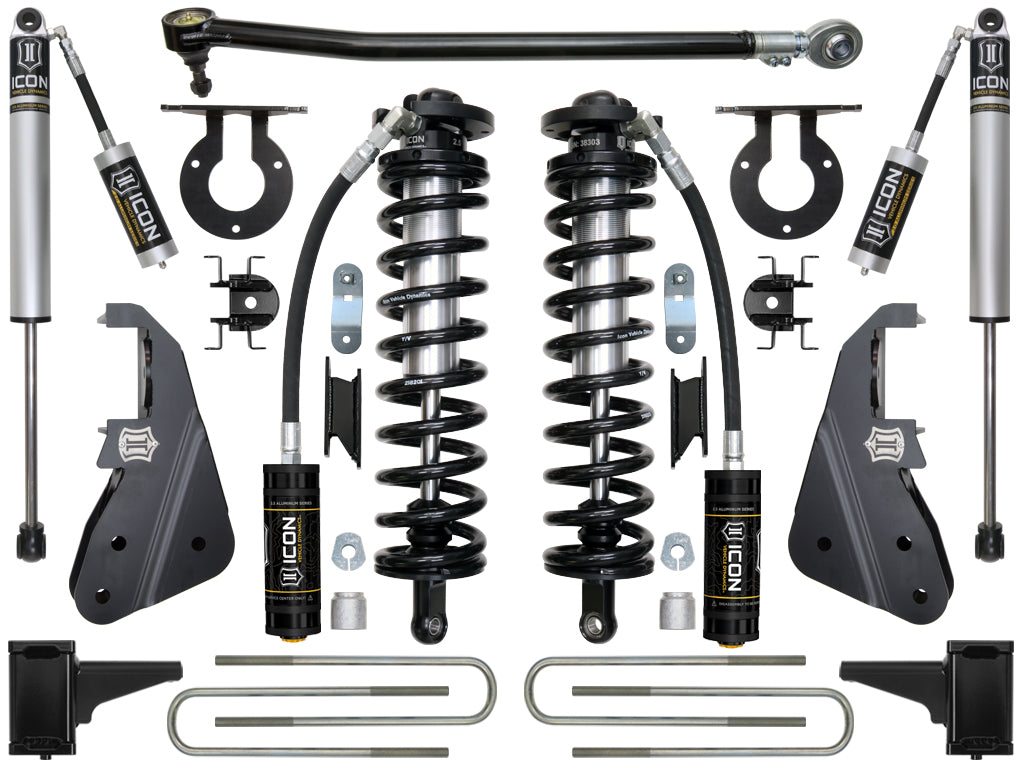 ICON Vehicle Dynamics 2017-2022 Ford F250/F350, 4-5.5" Lift, Stage 1 Suspension System