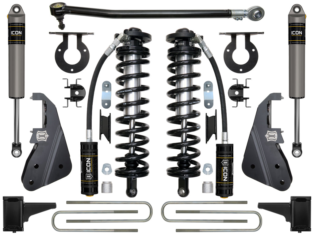 ICON Vehicle Dynamics 2017-2022 Ford F250/F350, 4-5.5" Lift, Stage 2 Suspension System