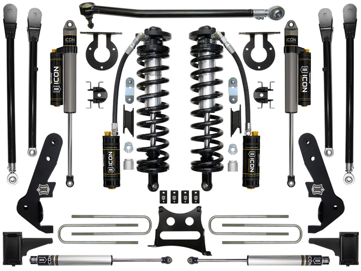 ICON Vehicle Dynamics 2017-2022 Ford F250/F350, 4-5.5" Lift, Stage 5 Suspension System