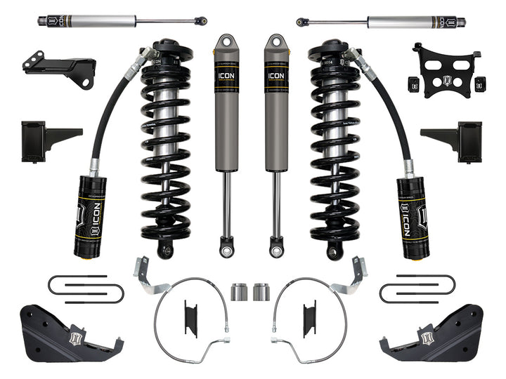 ICON Vehicle Dynamics 2023-2026 Ford F-250/F-350 Super Duty 4WD, 4-5.5" Lift, Stage 3 Coilover Conversion System