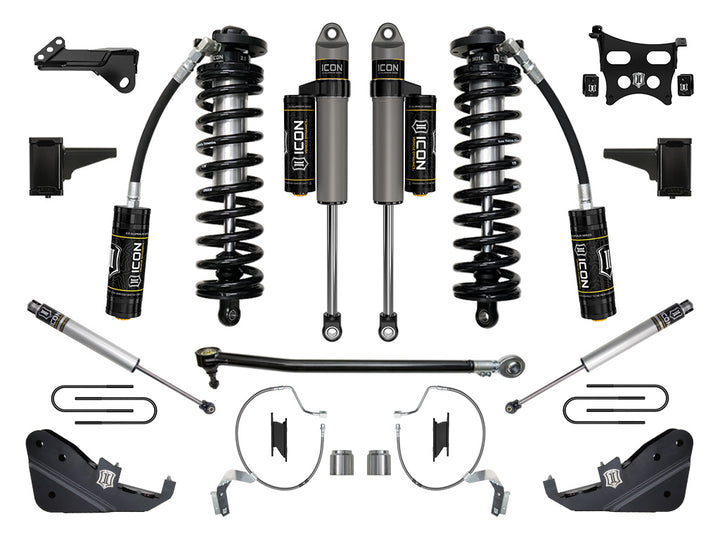 ICON Vehicle Dynamics 2023-2026 Ford F-250/F-350 Super Duty 4WD, 4-5.5" Lift, Stage 4 Coilover Conversion System