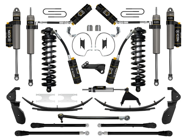 ICON Vehicle Dynamics 2023-2026 Ford F-250/F-350 Super Duty 4WD, 4-5.5" Lift, Stage 7 Coilover Conversion System w/ Expansion Packs