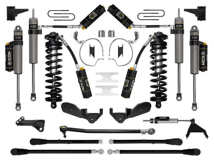 ICON Vehicle Dynamics 2023-2026 Ford F-250/F-350 Super Duty 4WD, 4-5.5" Lift, Stage 7 Coilover Conversion System