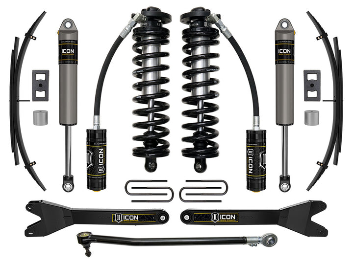ICON Vehicle Dynamics 2023-2026 Ford F-250/F-350 Super Duty 4WD, 2.5-3" Lift, Stage 2 Coilover Conversion System w/ Radius Arms &amp; Expansion Packs