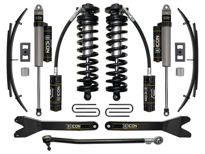 ICON Vehicle Dynamics 2023-2026 Ford F-250/F-350 Super Duty 4WD, 2.5-3" Lift, Stage 3 Coilover Conversion System w/ Radius Arms &amp; Expansion Packs