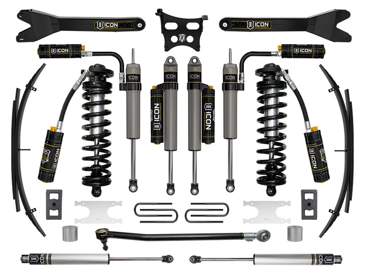 ICON Vehicle Dynamics 2023-2026 Ford F-250/F-350 Super Duty 4WD, 2.5-3" Lift, Stage 5 Coilover Conversion System with Radius Arms and Expansion Packs