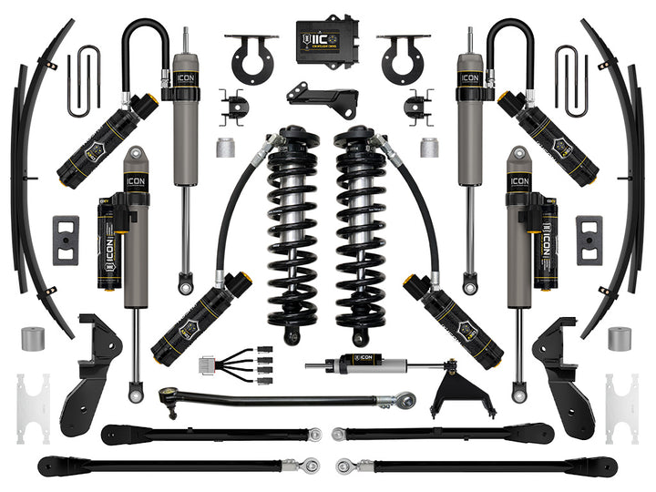 ICON Vehicle Dynamics 2023-2026 Ford F-250/F-350 Super Duty 4WD, 2.5-3" Lift, Stage 7 Coilover Conversion System with 4-Link and Expansion Packs