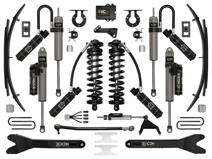 ICON Vehicle Dynamics 2023-2026 Ford F-250/F-350 Super Duty 4WD, 2.5-3" Lift, Stage 7 Coilover Conversion System with Radius Arms and Expansion Packs
