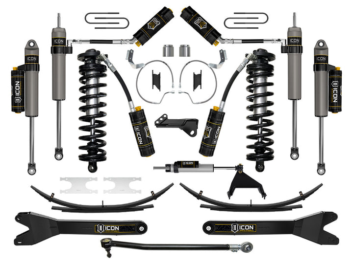 ICON Vehicle Dynamics 2023-2026 Ford F-250/F-350 Super Duty 4WD, 4-5.5" Lift, Stage 7 Coilover Conversion System w/ Radius Arms &amp; Expansion Packs