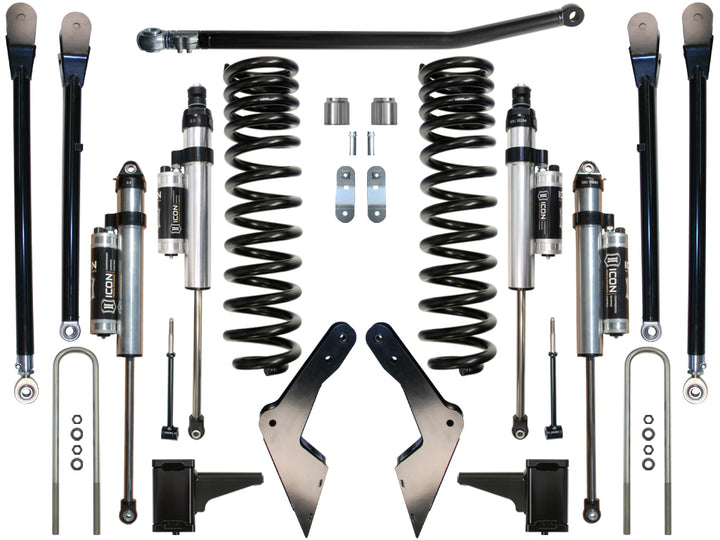 ICON Vehicle Dynamics 2005-2007 Ford F250/F350, 4.5" Lift, Stage 4 Suspension System