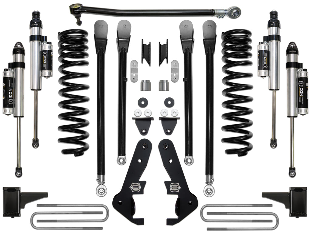 ICON Vehicle Dynamics 2017-2019 Ford F250/F350, 4.5" Lift, Stage 4 Suspension System