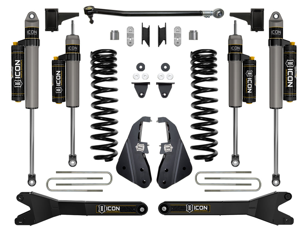 ICON Vehicle Dynamics 20-22 Ford F250/F350, 4.5" Lift, Stage 4 Suspension System, w/Radius Arm