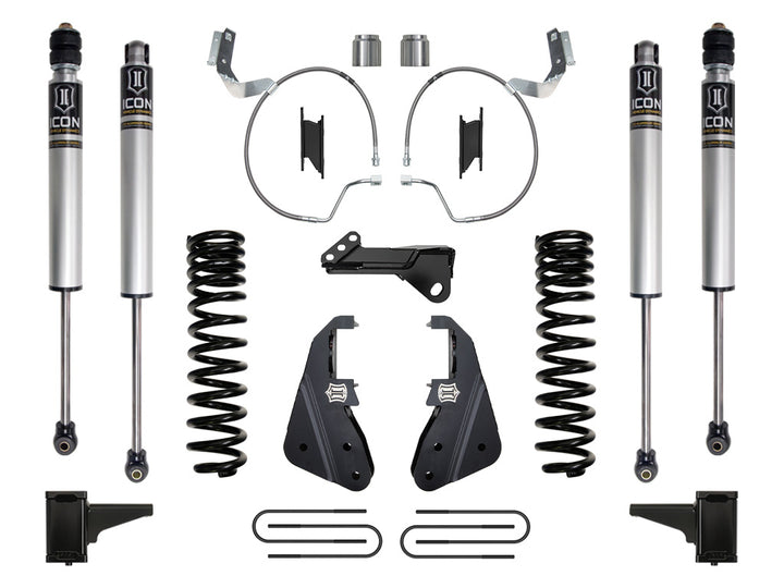 ICON Vehicle Dynamics 2023-2026 Ford F-250/F-350 Super Duty 4WD, Gas, 4.5" Lift, Stage 1 Suspension System