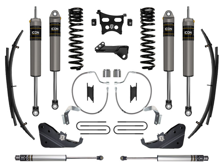 ICON Vehicle Dynamics 2023-2026 Ford F-250/F-350 Super Duty 4WD, Gas, 4.5" Lift, Stage 3 Suspension System w/ Expansion Packs