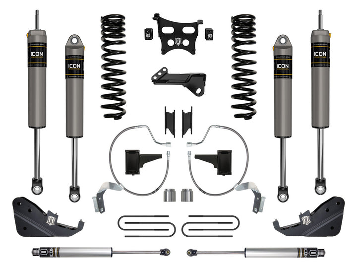 ICON Vehicle Dynamics 2023-2026 Ford F-250/F-350 Super Duty 4WD, Gas, 4.5" Lift, Stage 3 Suspension System