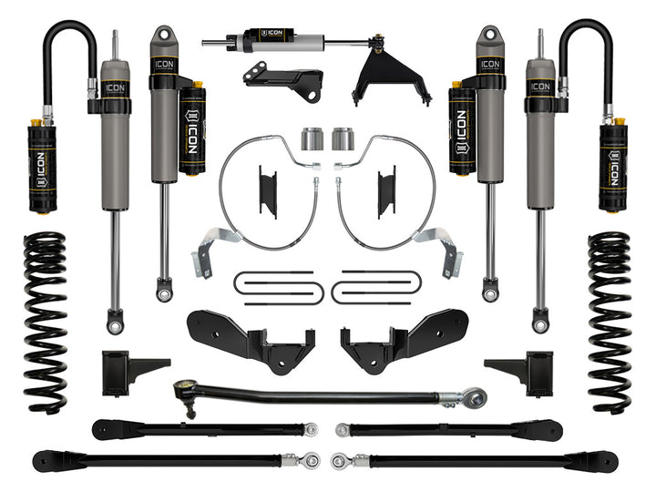 ICON Vehicle Dynamics 2023-2026 Ford F-250/F-350 Super Duty 4WD, Gas, 4.5" Lift, Stage 7 Suspension System