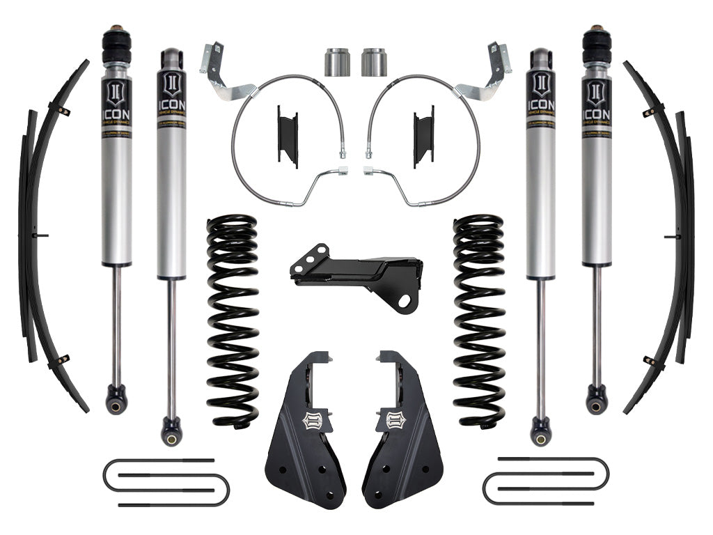 ICON Vehicle Dynamics 2023-2026 Ford F-250/F-350 Super Duty 4WD, Diesel, 4.5" Lift, Stage 1 Suspension System w/ Expansion Packs