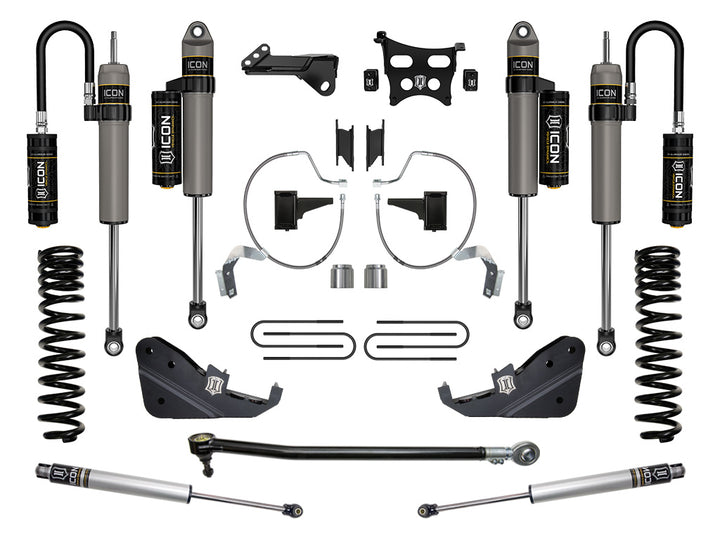 ICON Vehicle Dynamics 2023-2026 Ford F-250/F-350 Super Duty 4WD, Diesel, 4.5" Lift, Stage 4 Suspension System