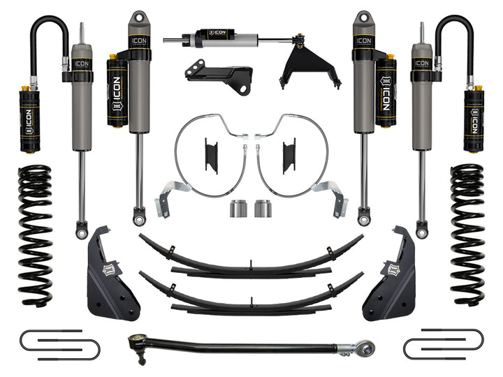 ICON Vehicle Dynamics 2023-2026 Ford F-250/F-350 Super Duty 4WD, Diesel, 4.5" Lift, Stage 5 Suspension System w/ Expansion Packs