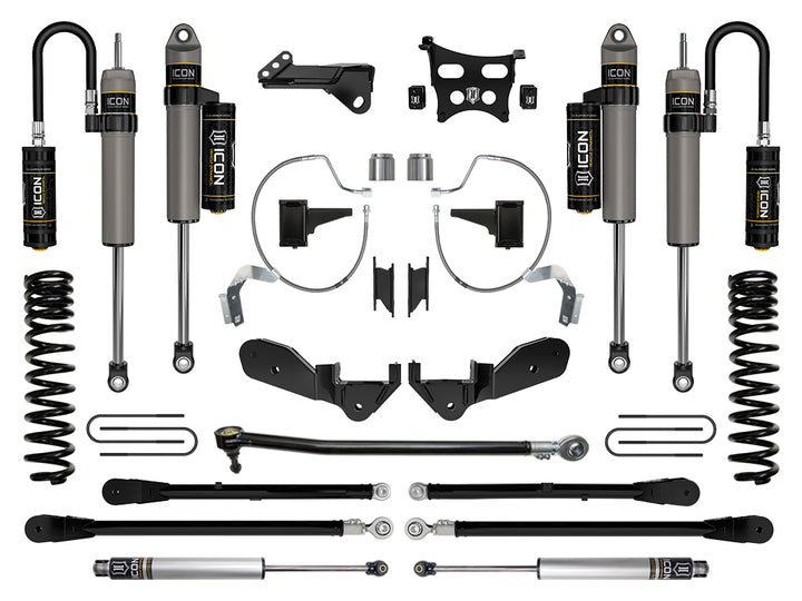 ICON Vehicle Dynamics 2023-2026 Ford F-250/F-350 Super Duty 4WD, Diesel, 4.5" Lift, Stage 6 Suspension System