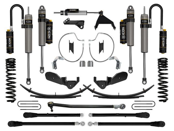 ICON Vehicle Dynamics 2023-2026 Ford F-250/F-350 Super Duty 4WD, Diesel, 4.5" Lift, Stage 7 Suspension System w/ Expansion Packs
