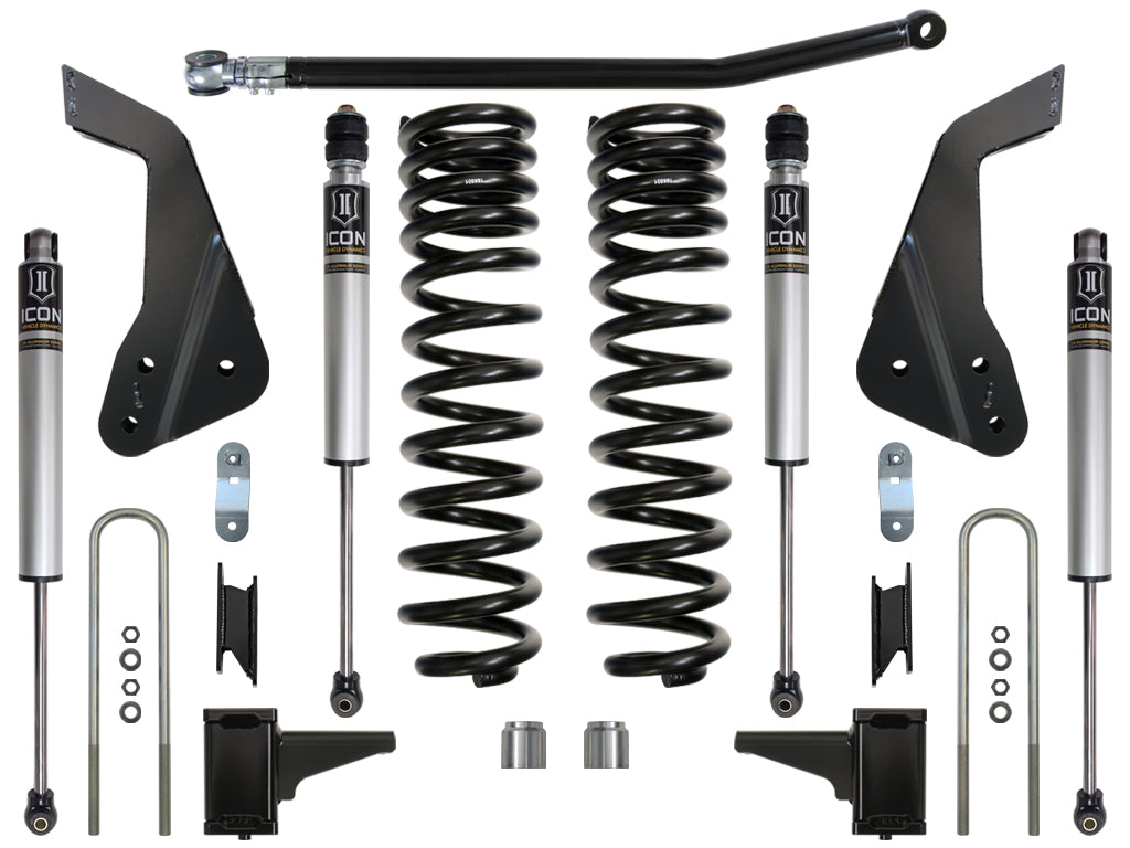 ICON Vehicle Dynamics 2008-2010 Ford F250/F350, 4.5" Lift, Stage 1 Suspension System