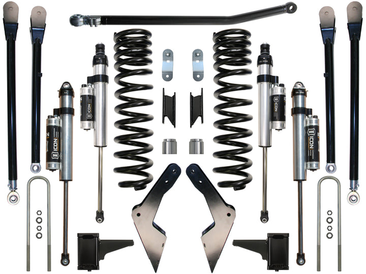 ICON Vehicle Dynamics 2008-2010 Ford F250/F350, 4.5" Lift, Stage 4 Suspension System