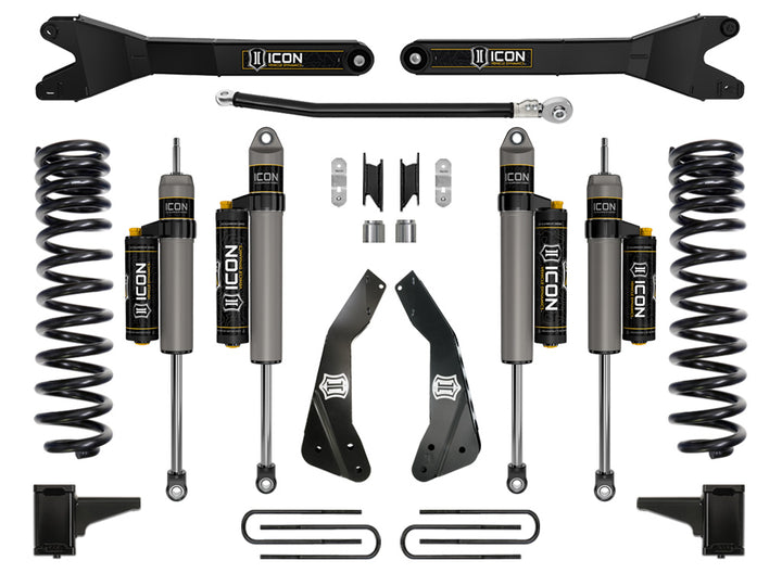 ICON Vehicle Dynamics 2011-16 Ford F250/F350, 4.5" Lift, Stage 4 Suspension System, w/Radius Arm