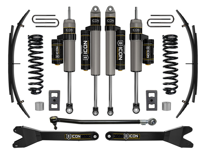 ICON Vehicle Dynamics 2023-2026 Ford F-250/F-350 Super Duty 4WD, Diesel, 2.5" Lift, Stage 3 Suspension System w/ Radius Arms and Expansion Packs