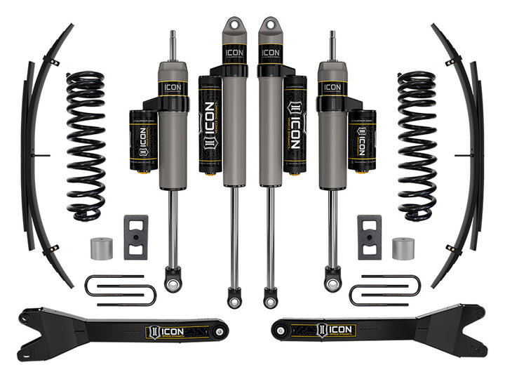ICON Vehicle Dynamics 2023-2026 Ford F-250/F-350 Super Duty 4WD, Gas, 2.5" Lift, Stage 2 Suspension System w/ Radius Arms and Expansion Packs