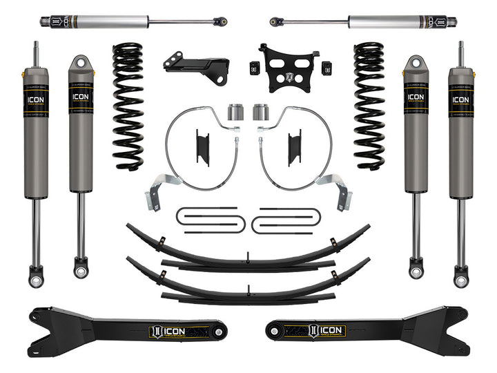 ICON Vehicle Dynamics 2023-2026 Ford F-250/F-350 Super Duty 4WD, Diesel, 4.5" Lift, Stage 3 Suspension System w/ Radius Arms &amp; Expansion Packs