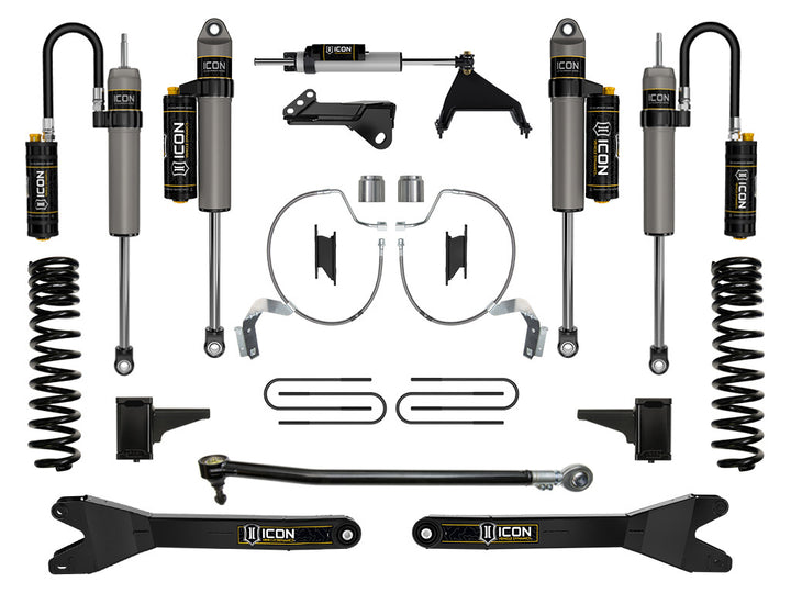 ICON Vehicle Dynamics 2023-2026 Ford F-250/F-350 Super Duty 4WD, Diesel, 4.5" Lift, Stage 5 Suspension System w/ Radius Arms