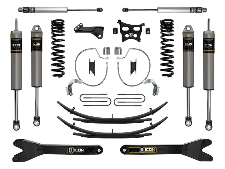 ICON Vehicle Dynamics 2023-2026 Ford F-250/F-350 Super Duty 4WD, Gas, 4.5" Lift, Stage 3 Suspension System w/ Radius Arms &amp; Expansion Packs