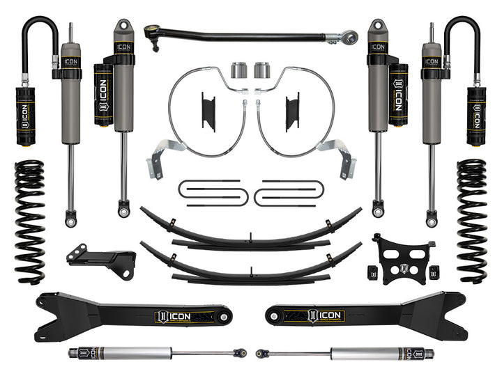 ICON Vehicle Dynamics 2023-2026 Ford F-250/F-350 Super Duty 4WD, Gas, 4.5" Lift, Stage 4 Suspension System w/ Radius Arms &amp; Expansion Packs