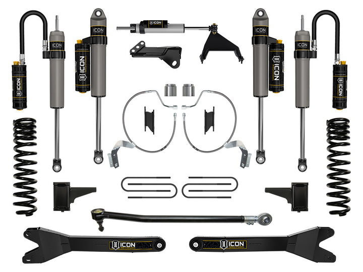 ICON Vehicle Dynamics 2023-2026 Ford F-250/F-350 Super Duty 4WD, Gas, 4.5" Lift, Stage 5 Suspension System w/ Radius Arms