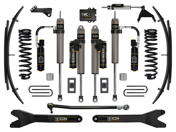 ICON Vehicle Dynamics 2023-2026 Ford F-250/F-350 Super Duty 4WD, Diesel, 2.5" Lift, Stage 6 Suspension System w/ Radius Arms and Expansion Packs