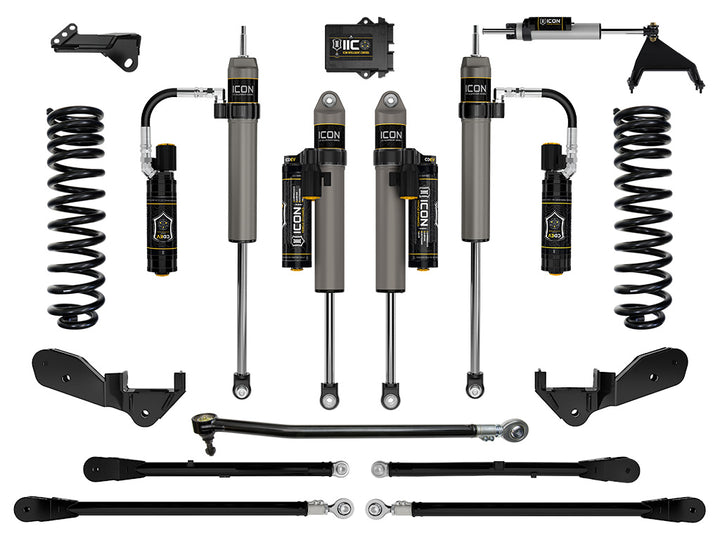 ICON Vehicle Dynamics 2023-2026 Ford F-250/F-350 Super Duty 4WD, Diesel, 2.5" Lift, Stage 6 Suspension System w/ 4-Link