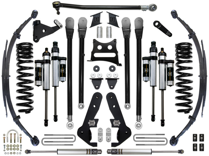 ICON Vehicle Dynamics 2017-2022 Ford F250/F350, 7" Lift, Stage 4 Suspension System
