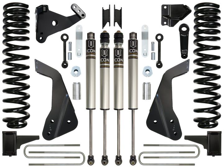 ICON Vehicle Dynamics 2008-2010 Ford F250/F350, 7" Lift, Stage 1 Suspension System