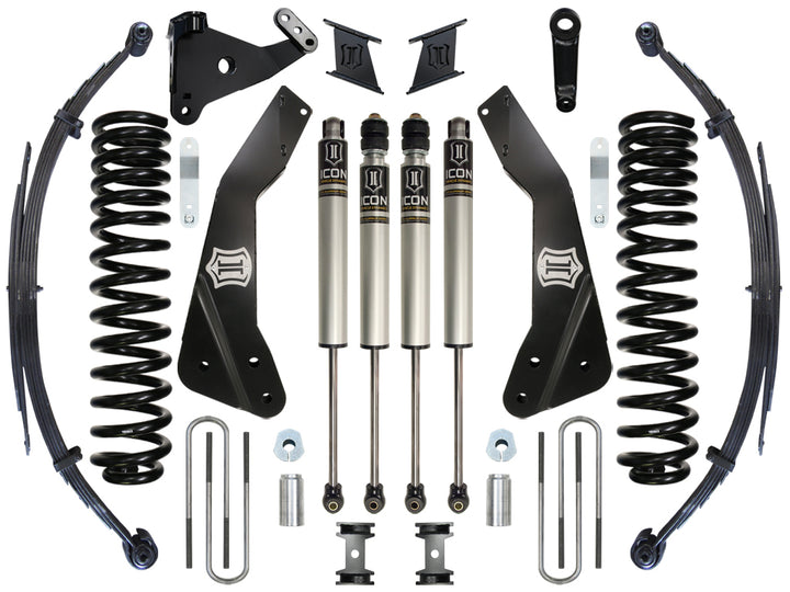 ICON Vehicle Dynamics 2011-2016 Ford F250/F350, 7" Lift, Stage 2 Suspension System