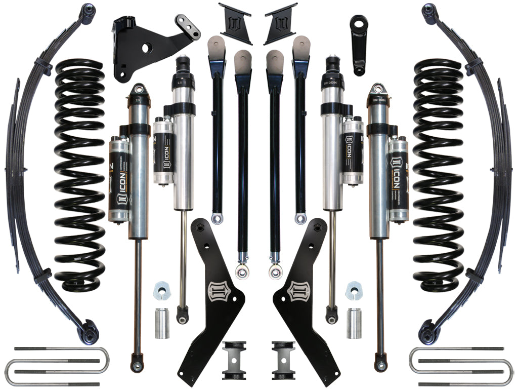 ICON Vehicle Dynamics 2011-2016 Ford F250/F350, 7" Lift, Stage 5 Suspension System