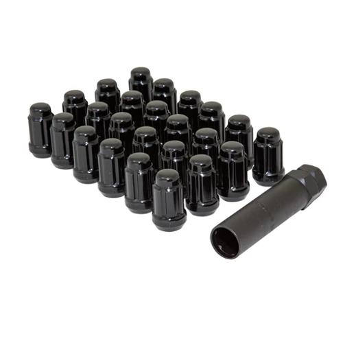 6LUG 12-1.25 SPLINE WIK ALL BLK GOR