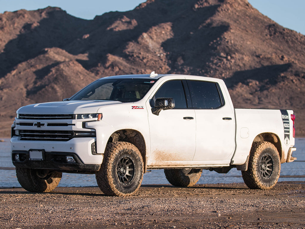 ICON Vehicle Dynamics 2019-2026 Chevrolet Silverado 1500/GMC Sierra 1500, 1.5-3.5" Lift, Stage 4 Suspension System, Billet